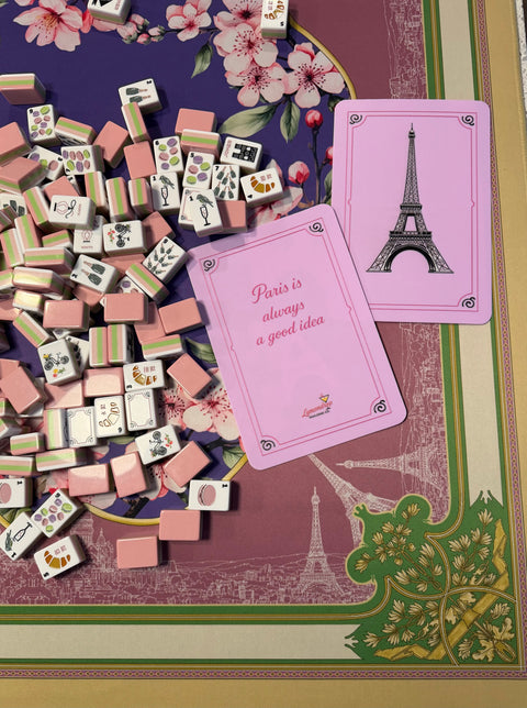 a group of tiles on a table