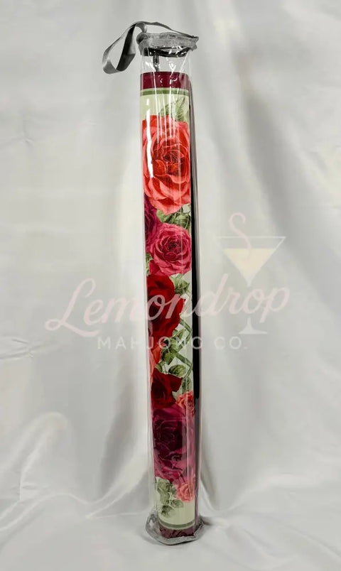 a long tube with flowers on it