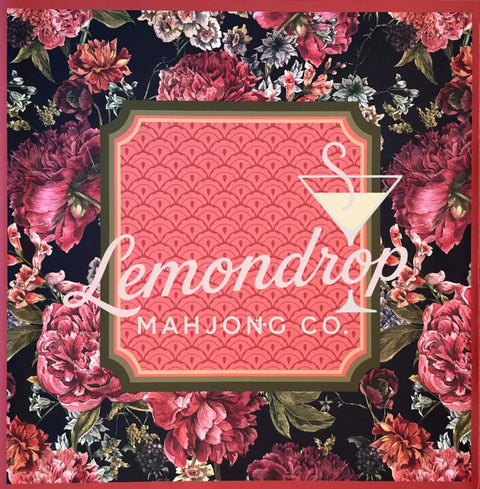 Garnet Blooms Mahjong Mat - Mahjong Mat