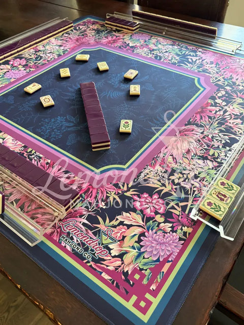 a game board with tiles on it