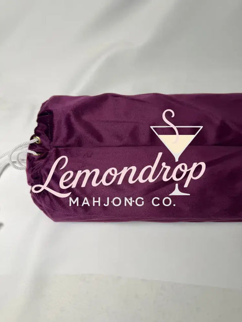 Velvet Mahjong Rack Storage Bag - Amethyst - accessories