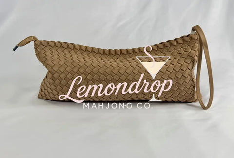 Woven Neoprene Tile/Accessory Bag - Camel