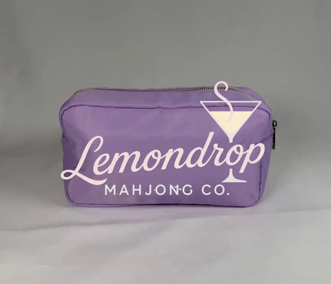 Zippered Nylon Tile Bag - Lilac