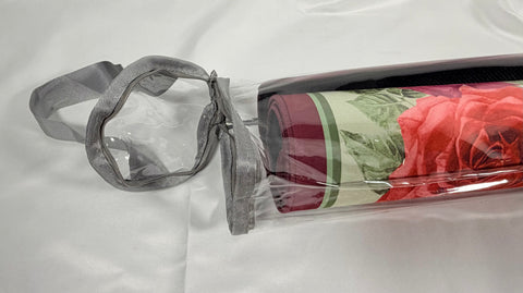 Clear Zippered Mahjong Mat Storage Bag