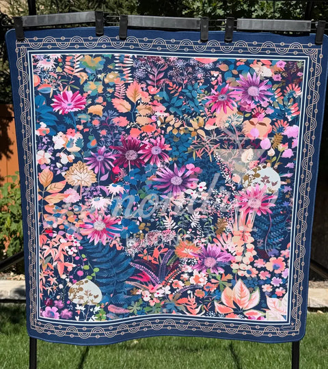 Floral Affair Mat - Mahjong Mat