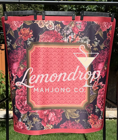 Garnet Blooms Mahjong Mat - Mahjong Mat