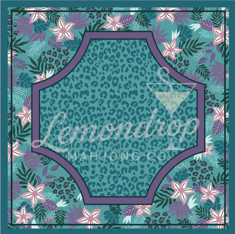 Teal of the Wild Mahjong Mat - Mahjong Mat