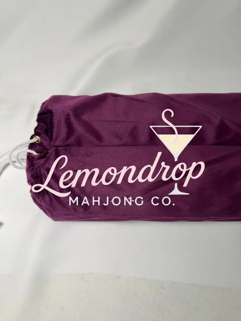 Velvet Mahjong Rack Storage Bag - Amethyst - accessories