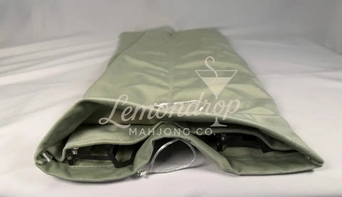 Velvet Mahjong Rack Storage Bag - Sage Green
