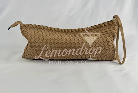 Woven Neoprene Tile/Accessory Bag - Camel